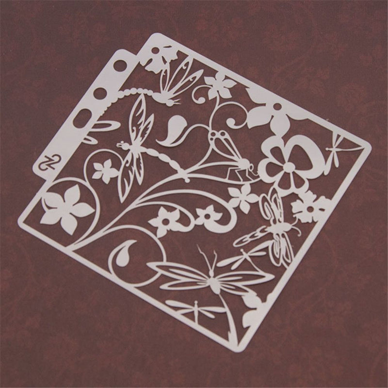 Embossing DIY Craft Scrapbooking Painting template Layering Stencils Flower