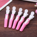 5pcs Plastic Hair Clip Hairdressing Sectioning Alligator Clamps Claw Hairpi