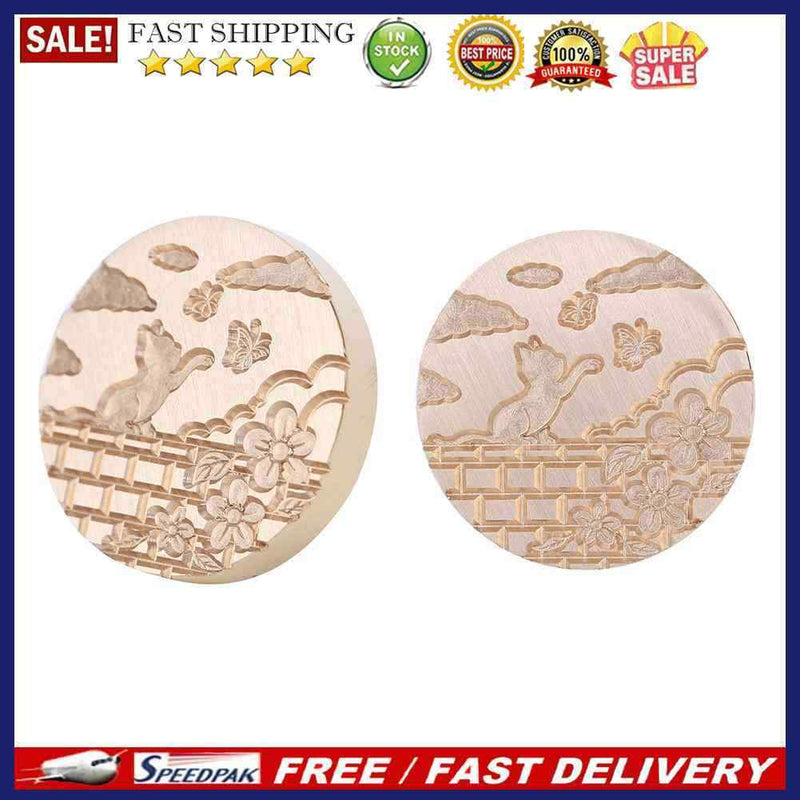 Animal Retro Wax Seal Stamp Head Fire Paint for Wedding Invitations (DW07)