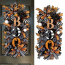 Thanksgiving Decoration Door Ornament Halloween Pumpkin Halloween Wreath