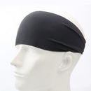 Women Men Elastic Headband Breathable Sweat Absorption Headdress (Black) Newly