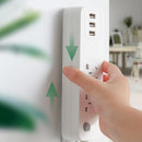 10pcs Self-adhesive Socket Fixer Holder Punch Free Wall Mounted