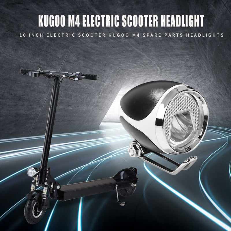 10 inch Electric Scooter Headlight Lamp E-scooter Front Light for Kugoo M4 Newly