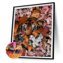 5D Diamond Painting Animal Full Round Drill DIY Mosaic Picture Home Decoratio