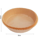 50*2 Air Fryer Paper Liner Steaming Oven Baking Oil Paper Mats (20x4.5cm)