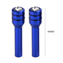 Bling Car Door Lock Knob Aluminum Door Lock Knob Pull Pin 2 Pack (Blue)