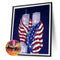 5D Diamond Painting Flag Twin Towers Full Round Drill DIY Wall Home Decoration