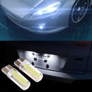 2/4/6W5W T10 168 3W LED Car White Shows Wide Lightweight Silicone License Parking Plate