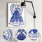 Art Wing Dress Beauty 5D Diamond Painting DIY Special Shaped Kit (UP069) Newly