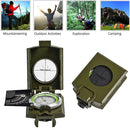 Waterproof Portable Tilt Meter Compass for Camping and Hiking