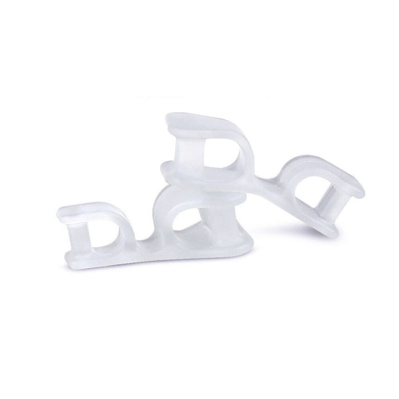 1 Pair Toe Separator Bunion Splint Hallux Valgus Overlapping Orthosis Prote