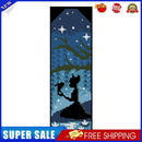 18x6cm Cotton DIY Bookmark 12CT Counted Night View Kit Cross Stitch (B)