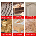 800W Electric Trimmer Wood Router Milling Slotting Trimming Carving Machine Kit