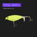 6cm 6g Topwater Triple Hooks Lures Artificial Fishing Bait (Luminous White)