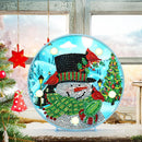 DIY Special Shape Diamond Painting Christmas Snowman Light Embroidery Home Decor