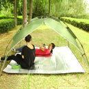 Aluminum Foil Camping Pad Mat Foldable Hiking Beach Travel Blanket (2x2m) Newly