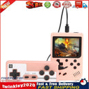 Pocket Handheld Game Console Gamepad 500 Video Games Player Gift (Pink) Newly