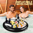 Party Decoration Bar Coasters Swimming Pool Accessories for Spa (Black) Newly