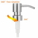 Jar Tube Liquid Lotion Bottle Head Soap Dispenser Pump Replacement Nozzles 28mm