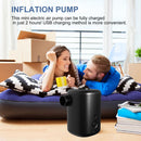 #A Rechargable Mini Inflator Lightweight Wireless Swimming Rings Home Air Pump T