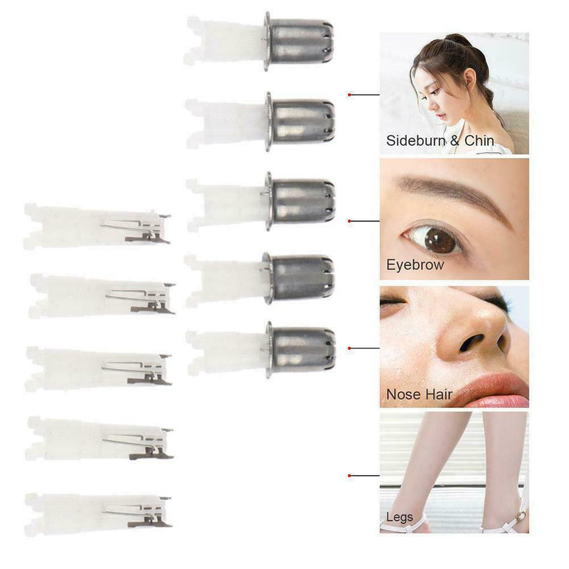 5 X Replaceable Washable Blades Electric Nose Hair Head WELL. Trimmer Beard V3J6