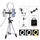 Ring Light Video Light Kit Tripod Stand Dual Phone Holder For Tik Tok YouTube