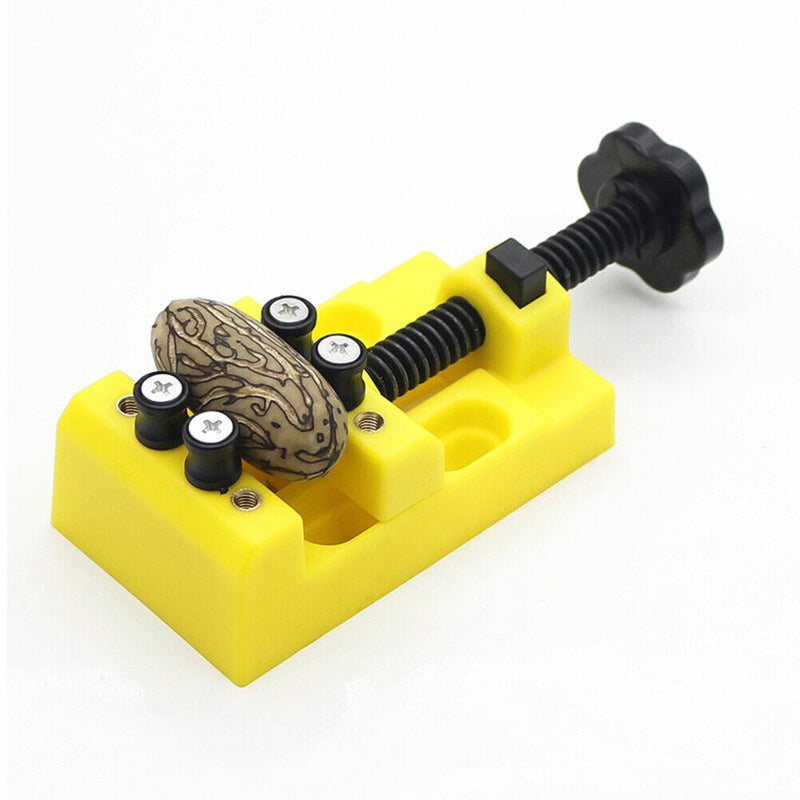 Walnut Watch Carve Bench Clamp Parallel Sculpture Craft Fix Plier (Yellow) Newly