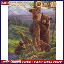 5D Diamond Painting Kit Tree Bears Full Round Drill DIY Crafts Mosaic Pictu