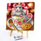 Teacup Mouse Frameless Picture Oil Paint By Numbers Hand Painted Art Picture