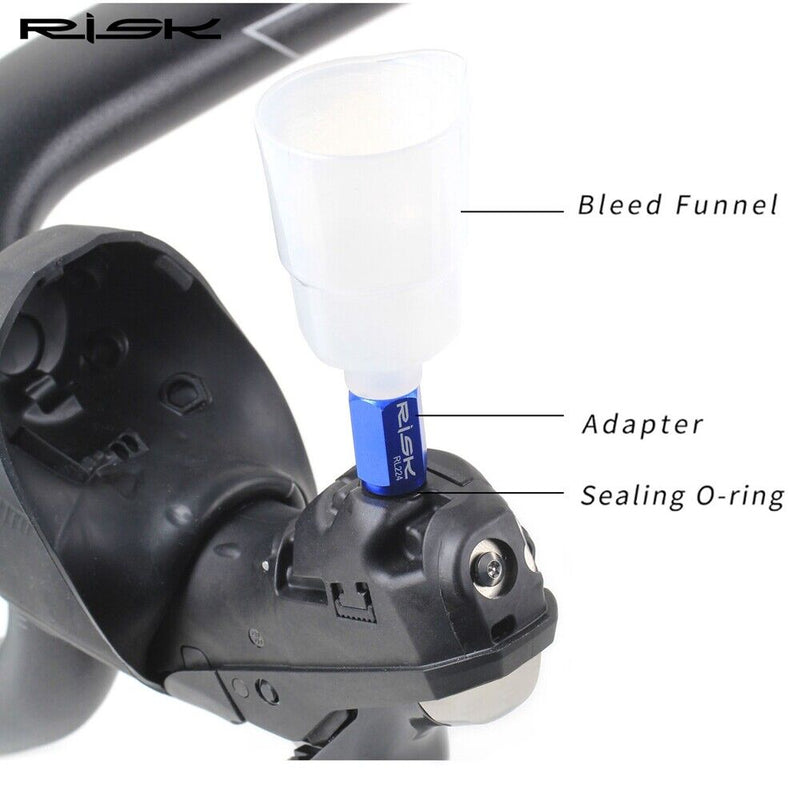 Disc Brake Bleed MTB Bike Conversion Funnel Adapters Bicycle Hydraulic