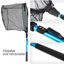 Fishing Net Fish Landing Net, Foldable Collapsible Pole Telescopic M2H3