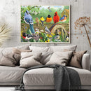 Full Embroidery Little Bird Pattern Printed 11CT DIY Cross Stitch Home Decor Kit