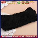 Women Crochet Turban Headband Ear Warmer Hair Band Knit Knitted Black