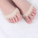 Women Thin Forefoot Pad Breathable Invisible Socks Sweat-absorb Toes Inserts