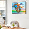 Oil Paint By Numbers Blue Wings Geese Frameless Picture Craft Living Room Decor