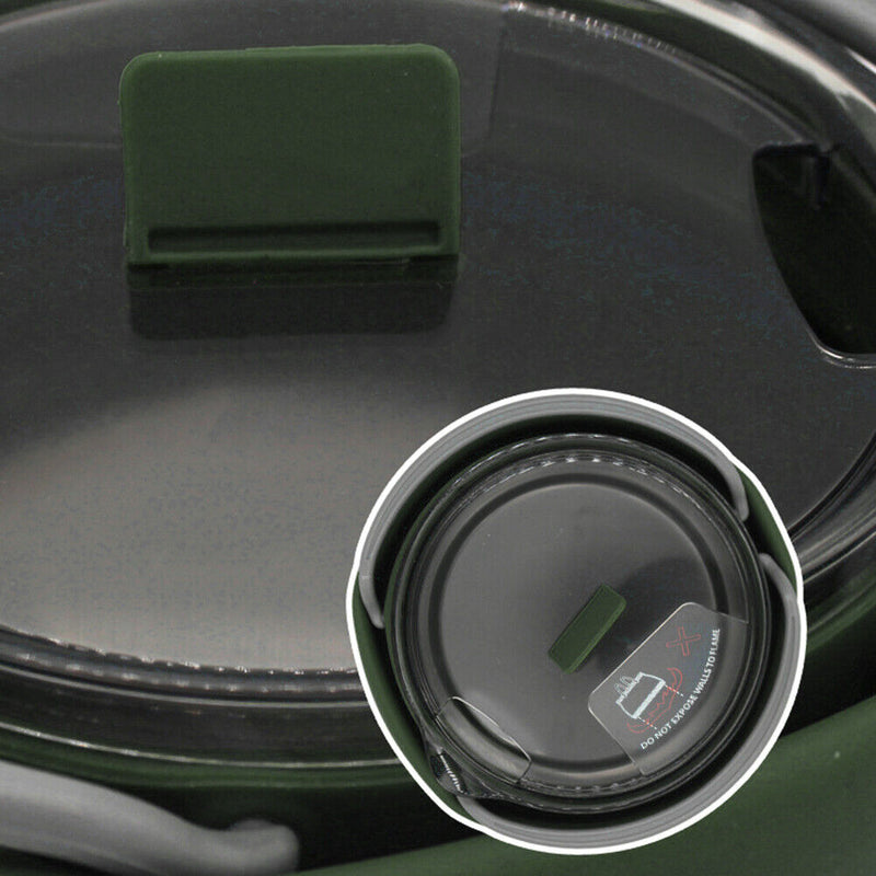 Silicone Folding Kettle Portable Tea Cooker Mini Boiling Pot (Dark Green) Newly