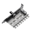 Universal Computer Regulator CPU Hub Splitter Cooler 3pin/4pin Variable Newly