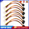5pcs 4 Pin IDE Male to Dual SATA Y Splitter Female HDD Power Adapter Cable