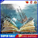 Ship in Book Oil Paint By Numbers Kit DIY Acrylic Painting on Canvas Crafts