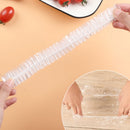100pcs Disposable Film Bowl Cover Elastic Food Wrap Cover  Kitchen Accessories