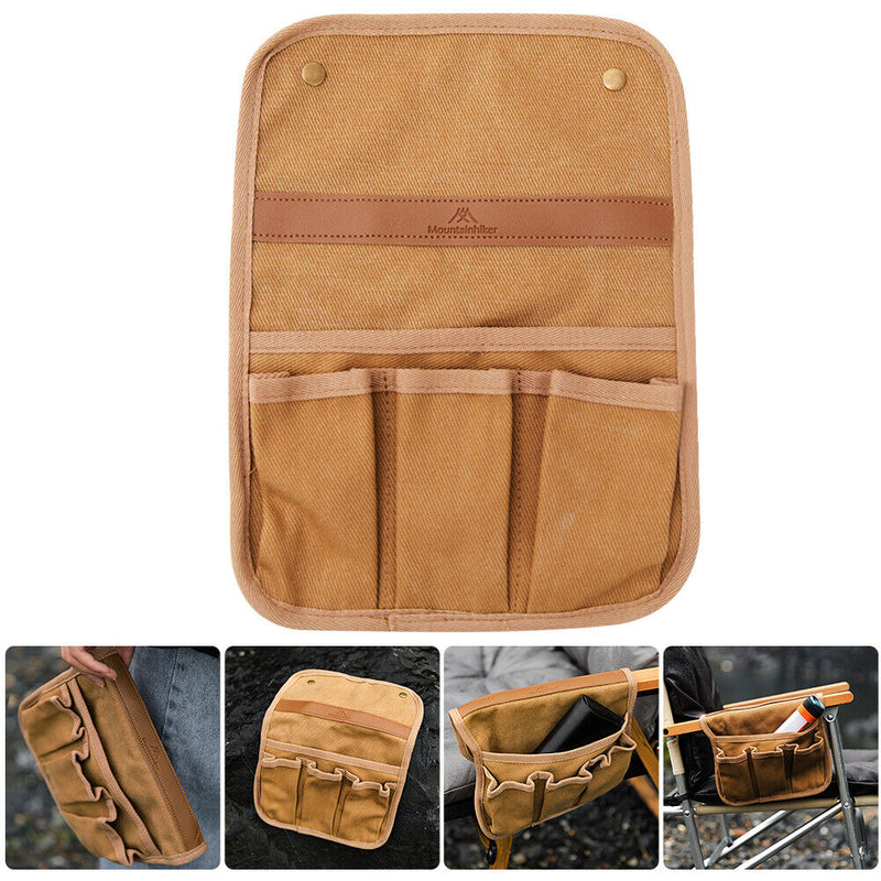 Mounthiker Armrest Hanging Bag Portable Wheelchair Bag Canvas for Hiking Fi