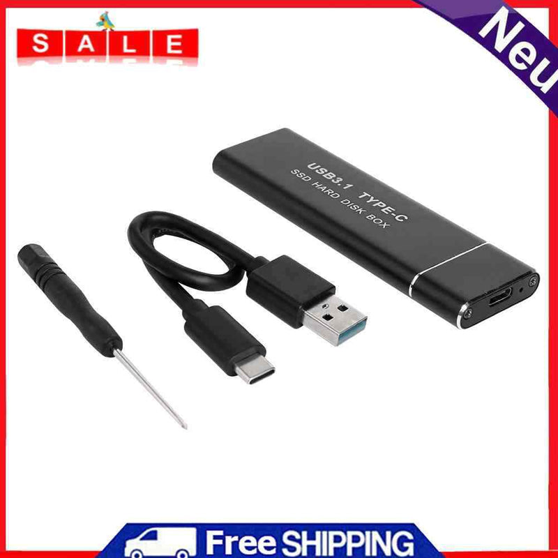 10Gbps M.2 NVME PCIe to USB3.1 GEN2 M Key SSD Enclosure for 2230/2242/2260/2280