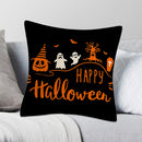 Halloween Pillow Covers Bat Pumpkin Decorative Throw Pillow Cover for Home