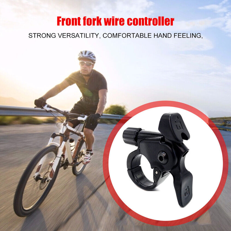 Remote Lockout Wire Control Lever MTB Bike Suspension Fork Switch (01)