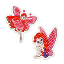 #A 2pcs DIY Refrigerator Magnet Diamond Drawing Full Round Drill Cartoon Decor