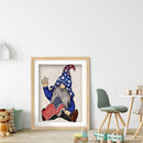 5D DIY Diamond Painting Flag Dwarf Full Drill Rhinestone Mosaic Art Picture