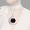Women Girls Celestial Jewelry Sliver Moon 12 Constellation Pendant Necklace