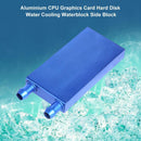 80x40x12mm Aluminum CPU Graphics Card Hard Drive Water Cooling Cooler
