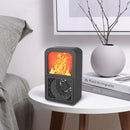 400W Wall For Home Office Warmer Heat Stove Mini Heating Fan Plug In Heater