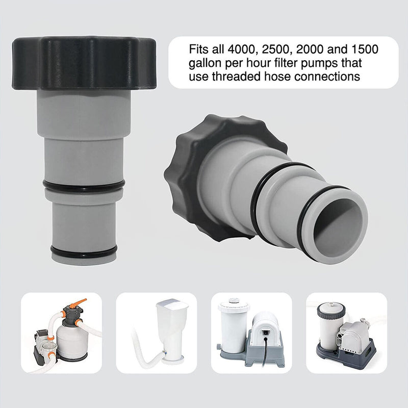 Rugged & Durable Hose Adapter for Above Ground Swimming Pool Salt Water Syste
